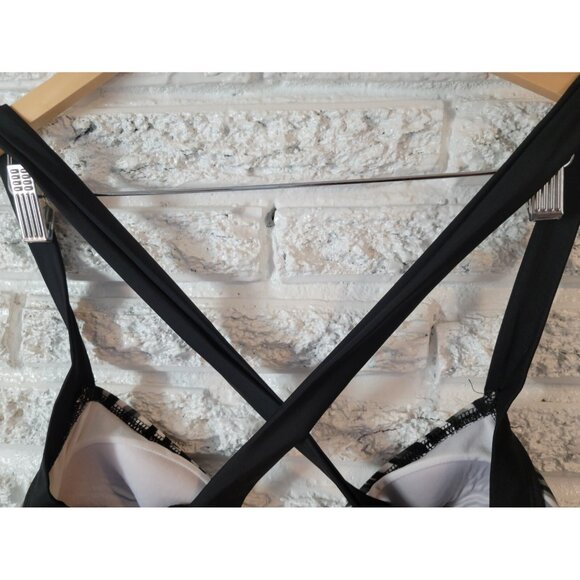 Catalina Womens Swimsuit 3X 22W 24W Plus One Piece Animal Print Bra ANI68E - Picture 8 of 12